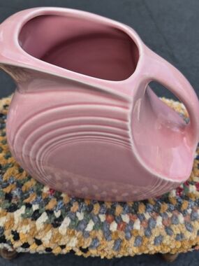 Fiestaware pink disk pitcher